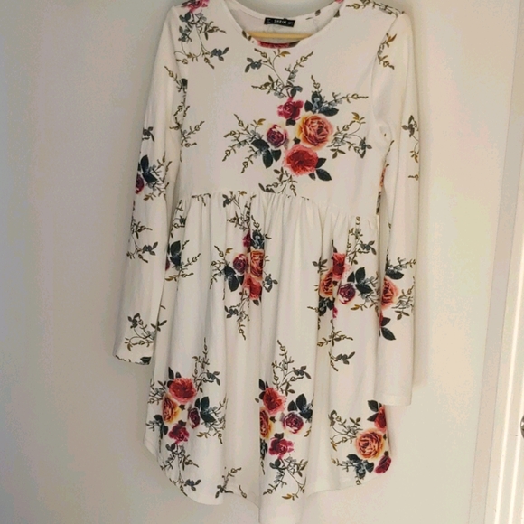 Floral Babydoll Dress - Picture 2 of 3